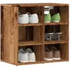 Image de vidaXL Armoire à chaussures 52 cm - Vieux bois