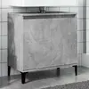 Image de vidaXL Meuble d'évier - Gris béton