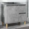 Image de vidaXL Armoire évier - Gris béton