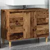 Image de vidaXL Armoire d'évier Vieux bois