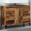 Image de vidaXL Armoire d'évier - Vieux bois