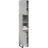 Image de vidaXL Armoire de salle de bain - Gris béton