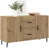 Image de vidaXL Buffet - Chêne artisanal - 60 cm