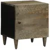 Image de vidaXL Table de Nuit - Gris Clair