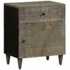 Image de vidaXL Table de Chevet - Gris Clair