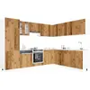 Image de VIDAXL Ensemble d'armoires de cuisine Porto - Vieux bois