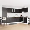 Image de vidaXL Armoire de cuisine avec stockage Kalmar Noir 80 x 46 x 81,5 cm
