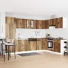 Image de vidaXL Meuble sous évier Lucca 2 pcs Bois ancien Bois d'ingénierie