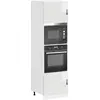 Image de vidaXL Armoires de four Porto blanc brillant