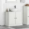 Image de vidaXL Meuble sous évier VIGO Blanc et Blanc Antique 68 x 34 x 59 cm