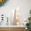 Image de vidaXL Arbre de Noël en bois de pin 49 cm