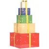 Image de vidaXL Boîte-cadeau de Noël LED 250 - blanc chaud