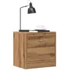 Image de VidaXL Tables de Chevet - Chêne Artisanal