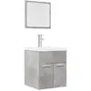 Image de vidaXL Ensemble 2 pcs Gris béton