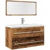 Image de vidaXL Ensemble 2 pcs Vieux bois