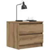 Image de vidaXL Tables de chevet - Chêne artisanal