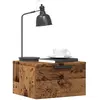 Image de VIDAXL - Tables de chevet murales vieux bois