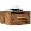 Image de vidaXL Tables de Chevet Murales Vieux Bois