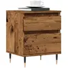 Image de vidaXL Table de chevet vieux bois