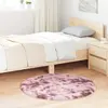Image de vidaXL Navarra Tapis Ø100 cm - Rose Poudré