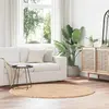 Image de vidaXL Tapis Shaggy - Beige 160 x 160 cm