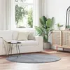 Image de vidaXL Tapis Shaggy NAVARRA Gris Clair
