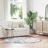 Image de VIDAXL NAVARRA gris argenté 160x160 cm