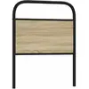 Image de vidaXL Tête de lit de remplacement chêne sonoma 80 cm acier et bois d'ingénierie