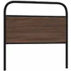 Image de vidaXL Tête de lit de remplacement chêne marron 90 cm acier et bois d'ingénierie