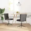 Image de VidaXL Chaises à manger - Lot de 2 - Noir - Similicuir