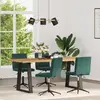 Image de VidaXL Chaises à Manger - Lot de 4 - Vert Foncé Velours