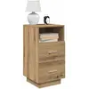 Image de vidaXL Tables de chevet 2 pcs - Chêne artisanal