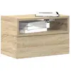 Image de VIDAXL Table de chevet murale - Chêne sonoma 45x26x28,5 cm