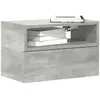 Image de vidaXL Table de Chevet Murale Gris Béton