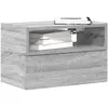 Image de vidaXL Table de chevet murale - Sonoma gris