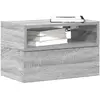 Image de Tables de chevet murales vidaXL 2 pcs - Sonoma gris