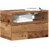 Image de vidaXL Table de chevet murale - Vieux bois