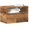 Image de VidaXL Table de chevet murale - Vieux bois