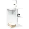 Image de vidaXL Table de chevet - Blanc