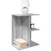 Image de vidaXL Lot de 2 Tables de chevet sonoma gris