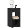 Image de vidaXL Table de chevet - Noir