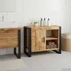 Image de vidaXL Meuble sous évier Marron 71 x 33 x 58 cm Bois de mangue massif