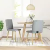 Image de Vidaxl Chaises à manger lot de 2 - Gris clair