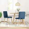 Image de Vidaxl Chaises à manger lot de 2 - Bleu
