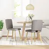 Image de Vidaxl Chaises à Manger Lot de 2 - Taupe Tissu