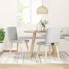 Image de Vidaxl Chaises à Manger - Lot de 2 - Gris Nuage Tissu