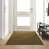 Image de vidaXL Paillasson Polyamide Marron Noir