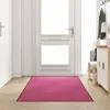 Image de vidaXL Paillasson - Rose Noir Polyamide 300x120 cm