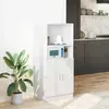 Image de vidaXL Armoire de cuisine blanc 57x41,5x131,5 cm