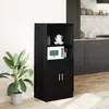 Image de vidaXL Armoire de cuisine noir